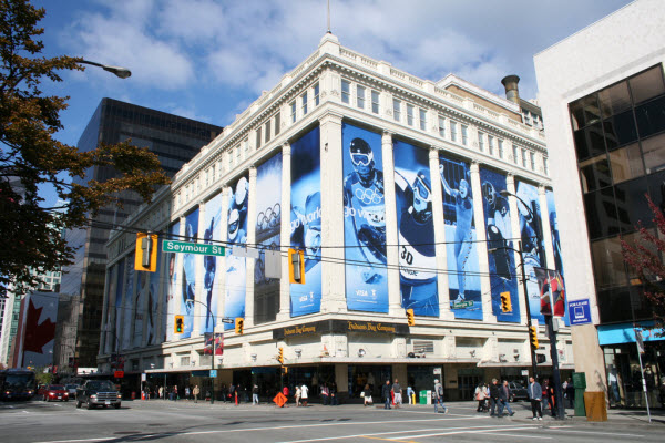 great place for window shopping - Robson Street, Vancouver